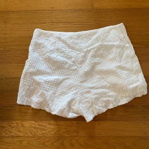 Free people crochet shorts